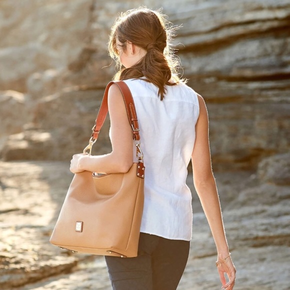 Dooney & Bourke 💕PINK💕Extra Large Courtney Sac in pebble Blush EUC VERY RARE! - Picture 3 of 10